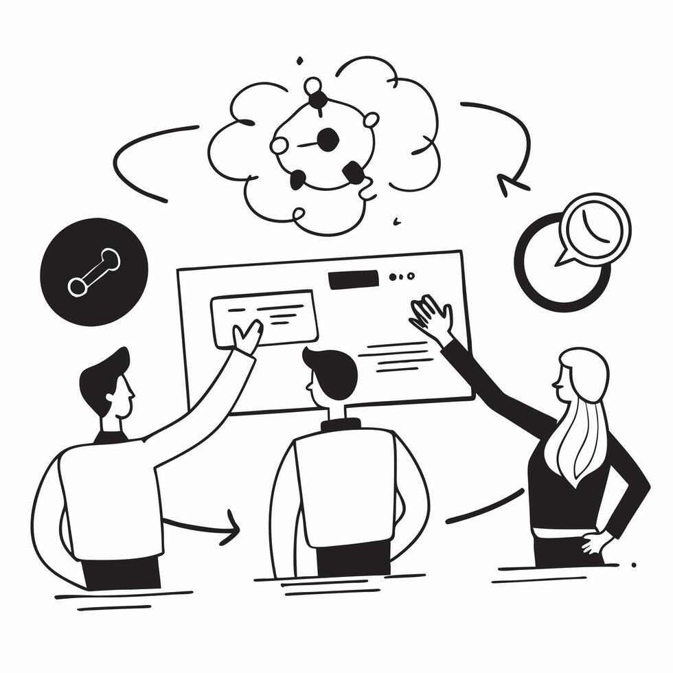 Business networking event concept as High resolution image of a business networking event with a glossy backdrop highlighting the interactive and engaging nature of knowledge shari Dynamic vector
