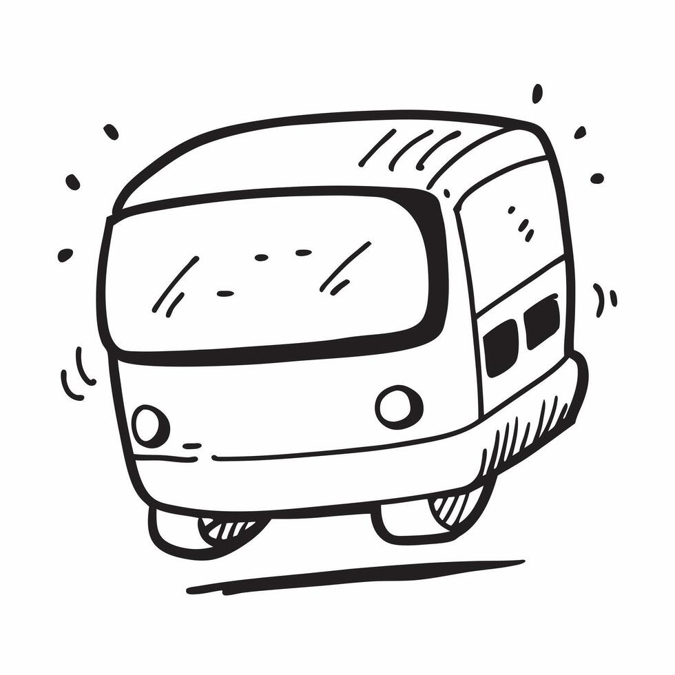 Bus icon with copy space on a white background concept as A image of a bus icon with generous copy space on a white background ideal for travel and public transportation the Dynamic vector