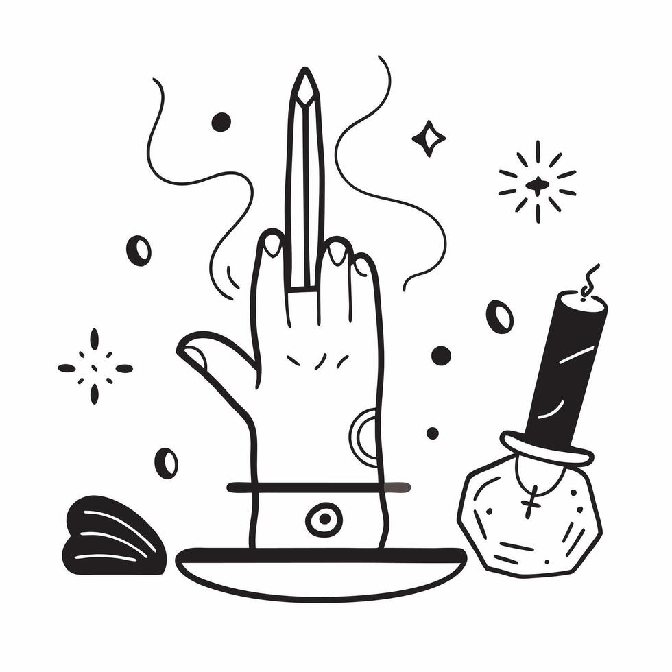 Buddha hand and incense burner icon with space for text and graphics on a blue background concept as A modern Buddha hand and incense burner icon design featuring space for both te Dynamic vector