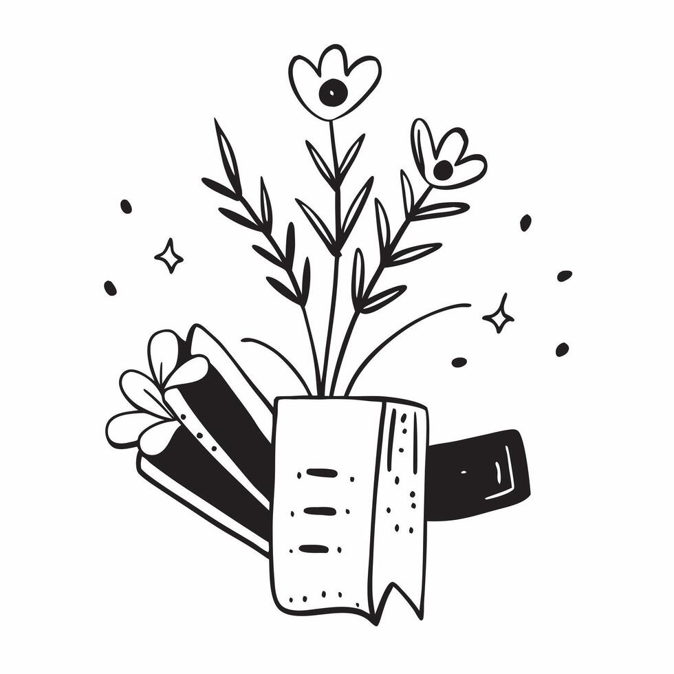 Bouquet and wedding invitation icon with space for text and icons on a white background concept as A versatile bouquet and wedding invitation icon featuring space for both text and Dynamic vector