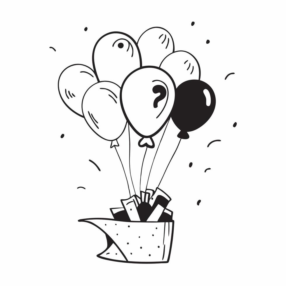 Birthday balloons bouquet concept as High resolution image of a bouquet of birthday balloons with a glossy backdrop capturing the festive and cheerful atmosphere of the celebration Dynamic vector