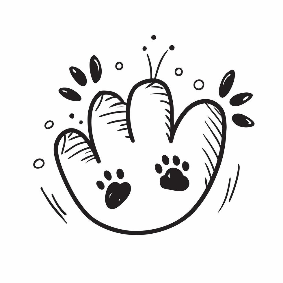 Baby footprint icon with copy space on a white background concept as A image of baby footprints with generous copy space on a white background ideal for newborn and baby the Dynamic Set 3 vector