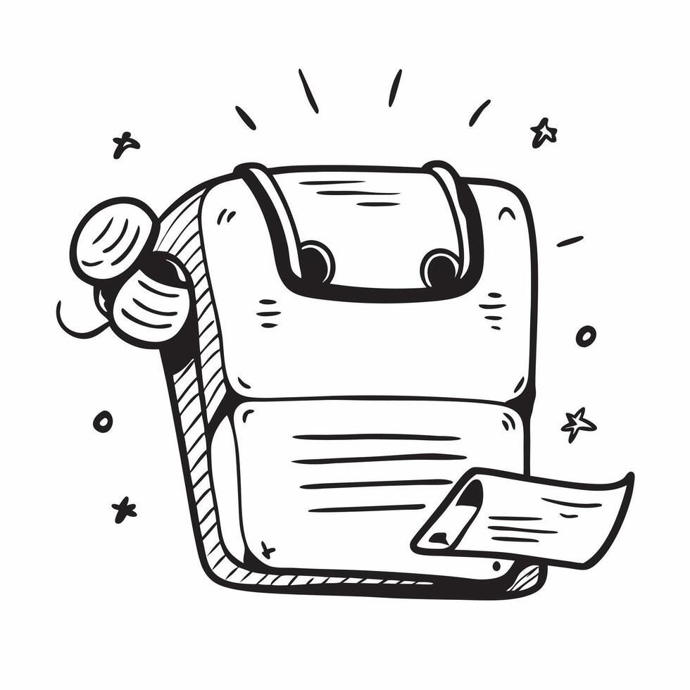 Backpack and camera icon with blank space for custom branding concept as A customizable backpack and camera icon with blank space for adding custom branding elements making it suit Dynamic vector