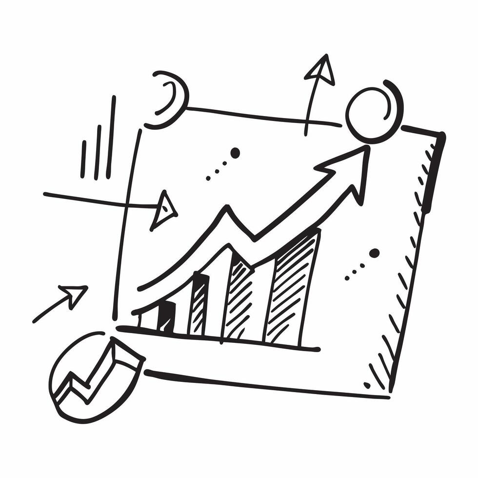 Bar chart and trend line icon with copy space for market ads concept as A modern bar chart and trend line icon design with generous copy space perfect for enhancing market advertis Dynamic vector