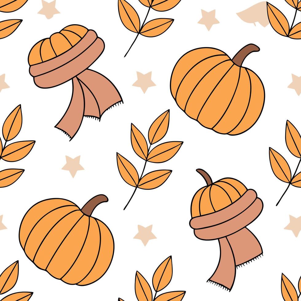Autumn warmth seamless tile pattern with cozy blankets and golden maple leaves for inviting home decor concept as Cozy blankets and golden maple leaves arranged seamlessly to creat Dynamic Set 16 vector