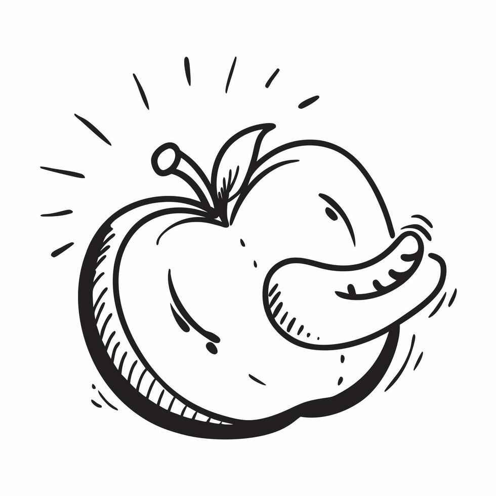 Apple icon with copy space on a blue background concept as A image of an apple icon with ample copy space on a blue background ideal for healthy eating and nutrition themed Dynamic vector