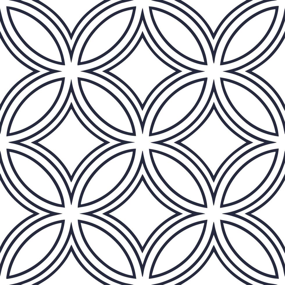 Abstract digital lines seamless pattern with layered linear motifs arranged in precise tiled format and isolated whitebalance for avantgarde style concept as Layered linear motifs Dynamic vector