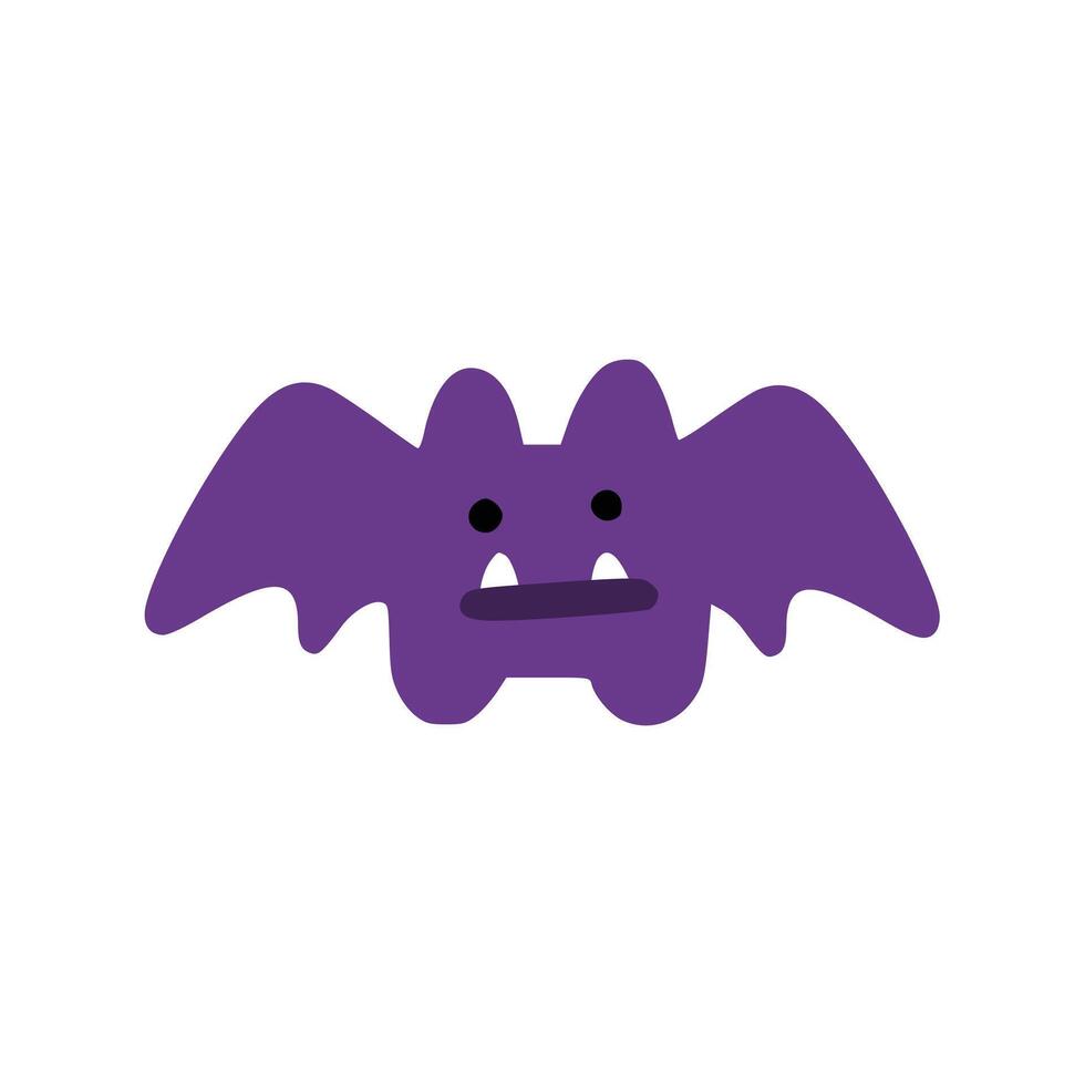 Bat with children style vector