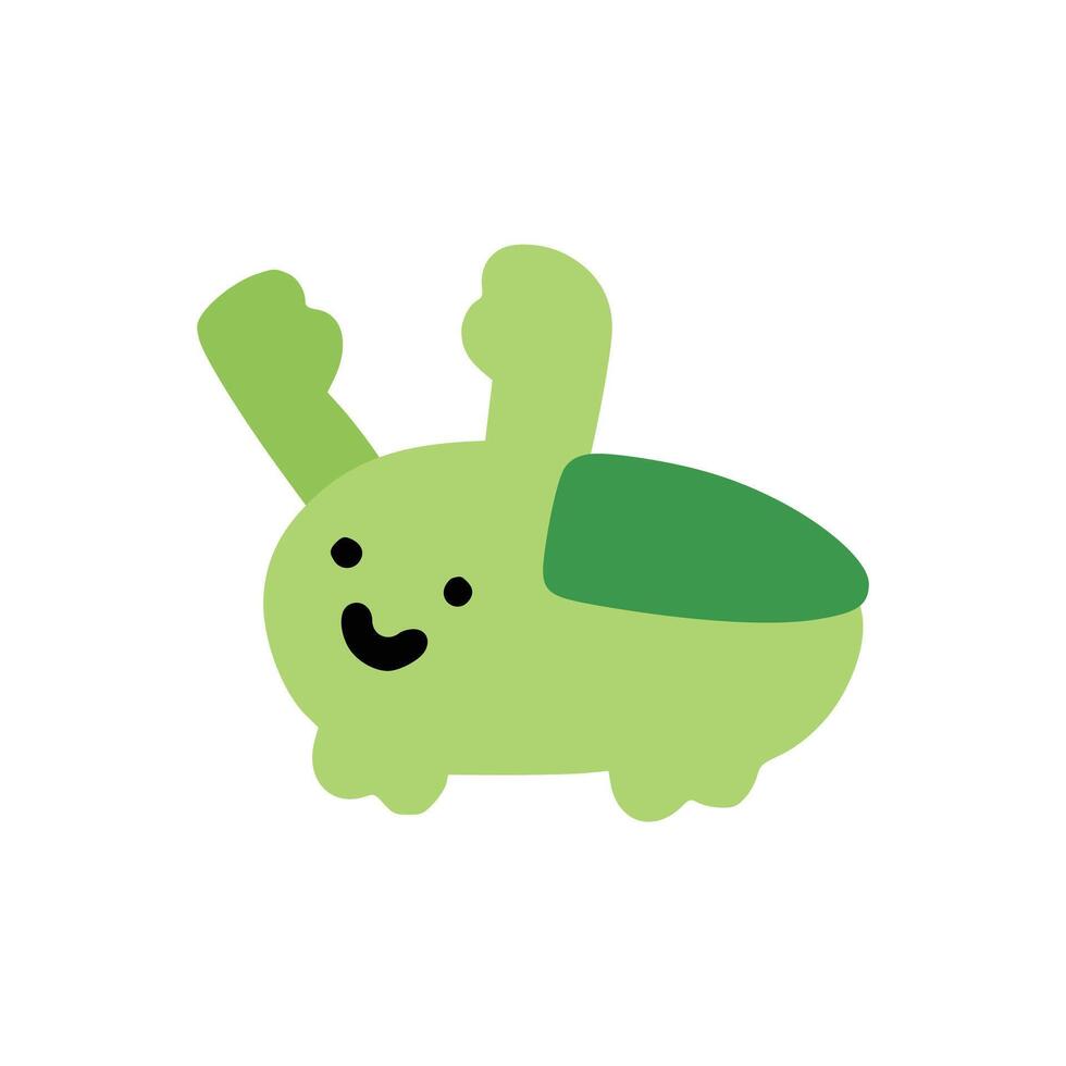 Beetle with children style vector