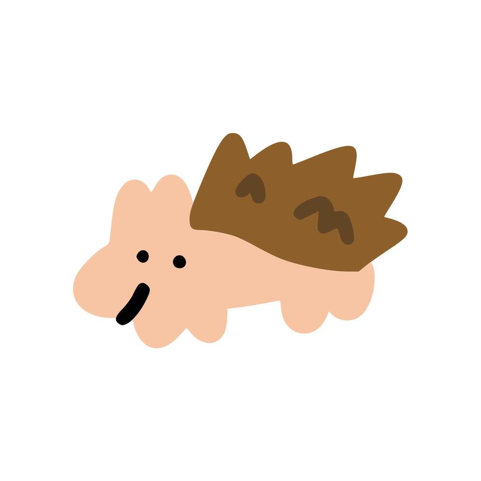 Hedghog with children style vector