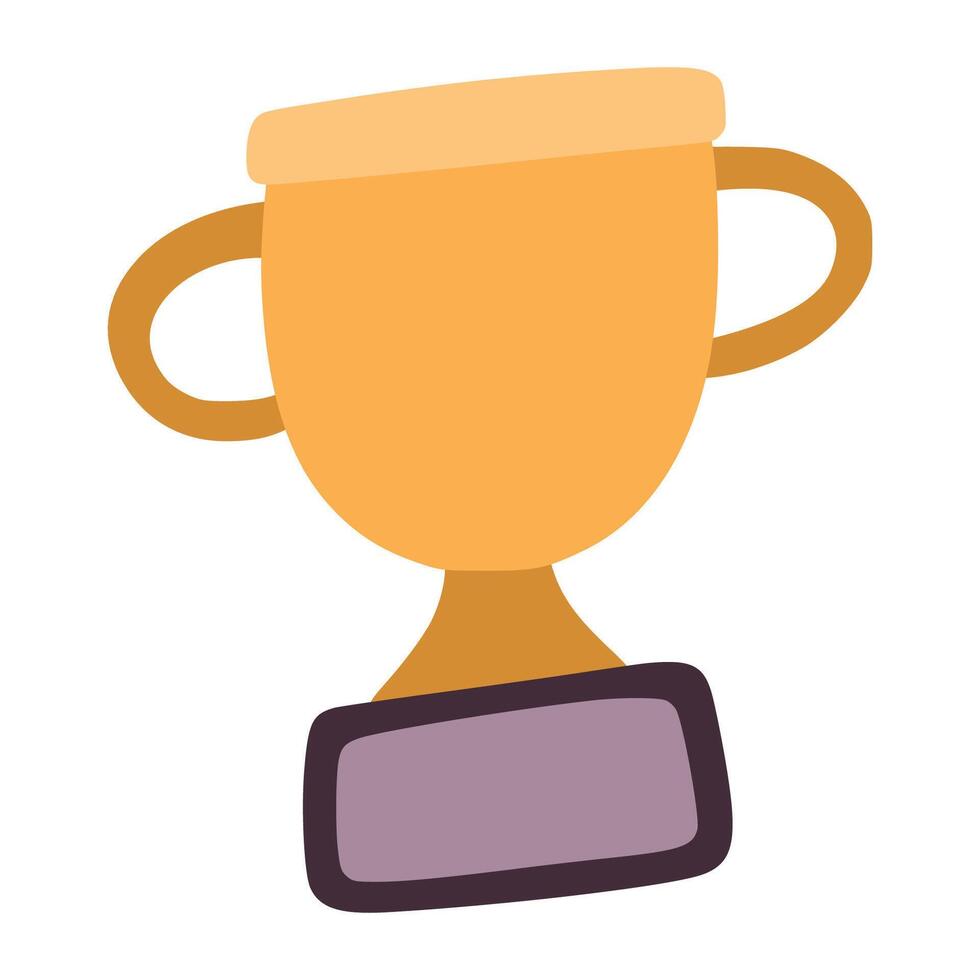 Modern cup with children style vector