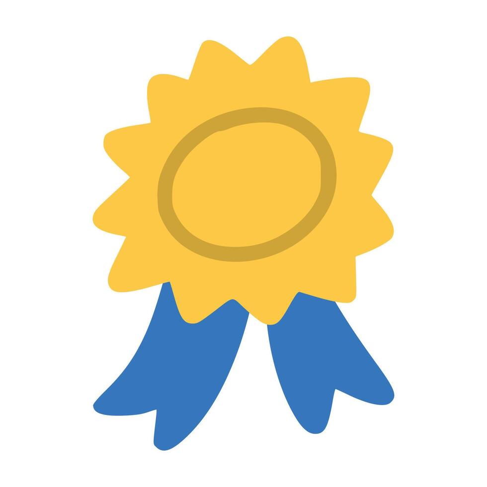 Abstract badge with children style vector