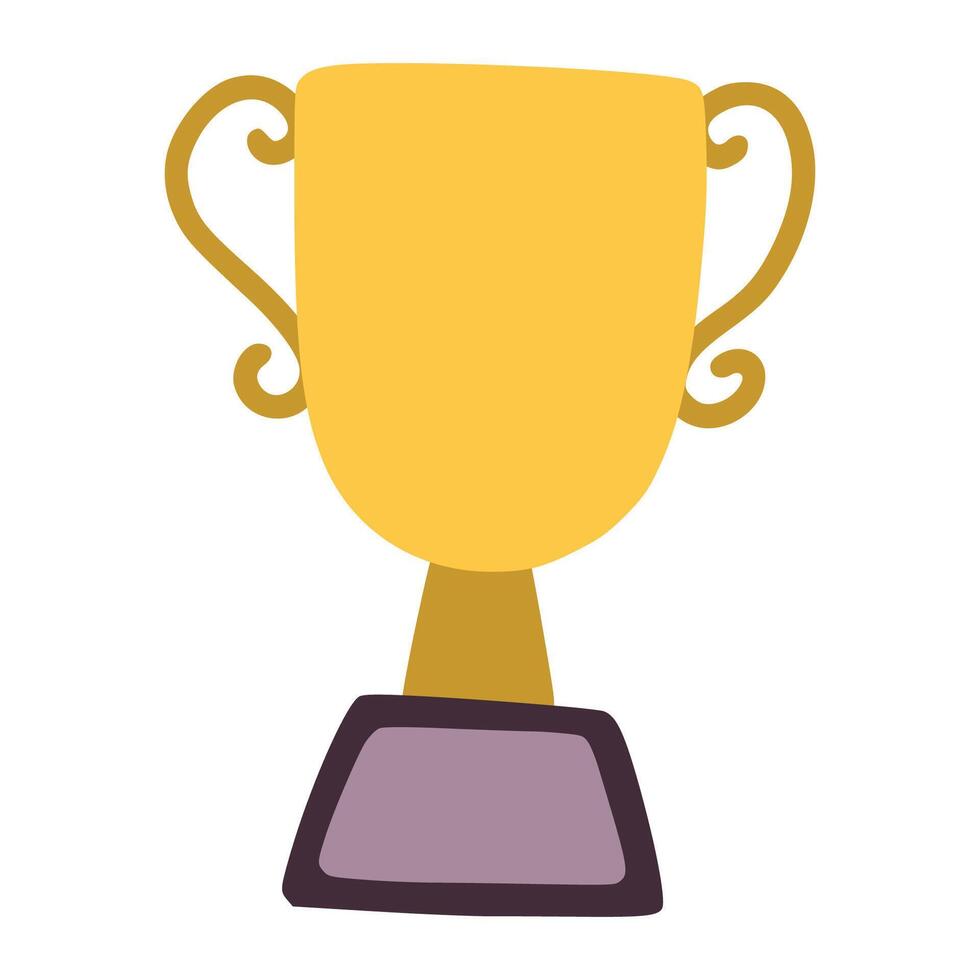 Classic cup with children style vector