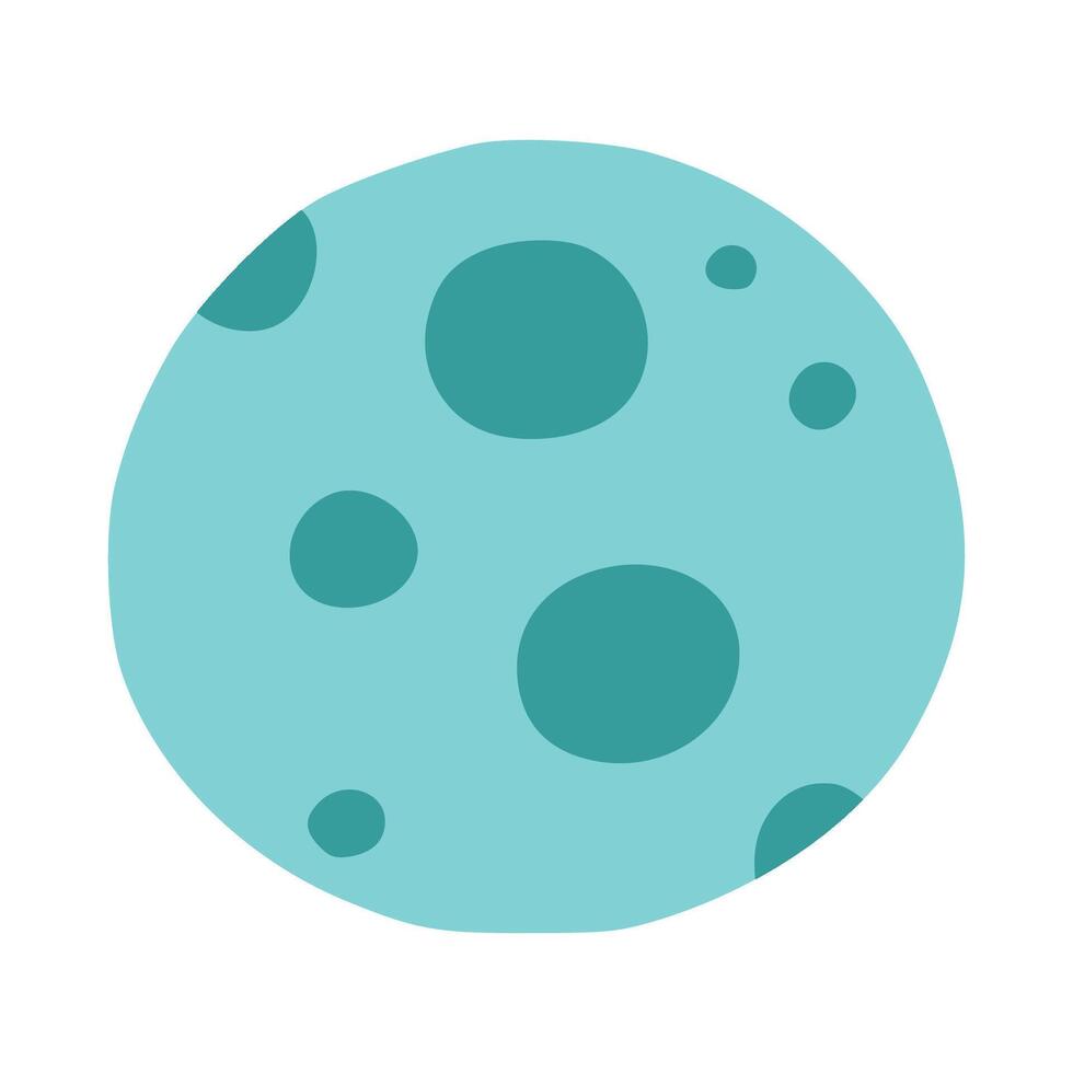Uranus with children style vector
