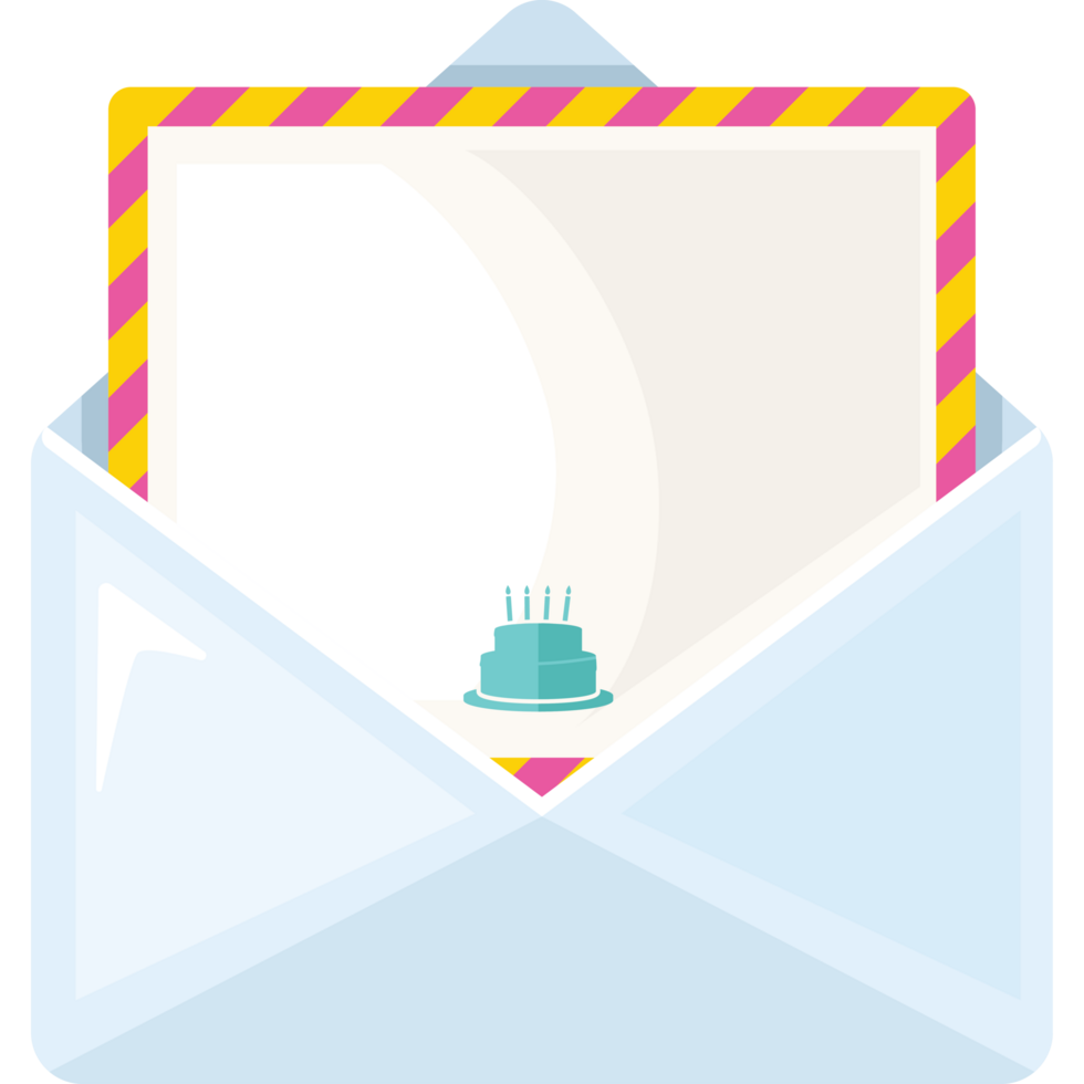 birthday card envelope png