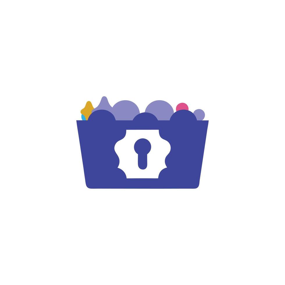 Treasure Chest Overflowing with Glowing Coins and Gemstones vector