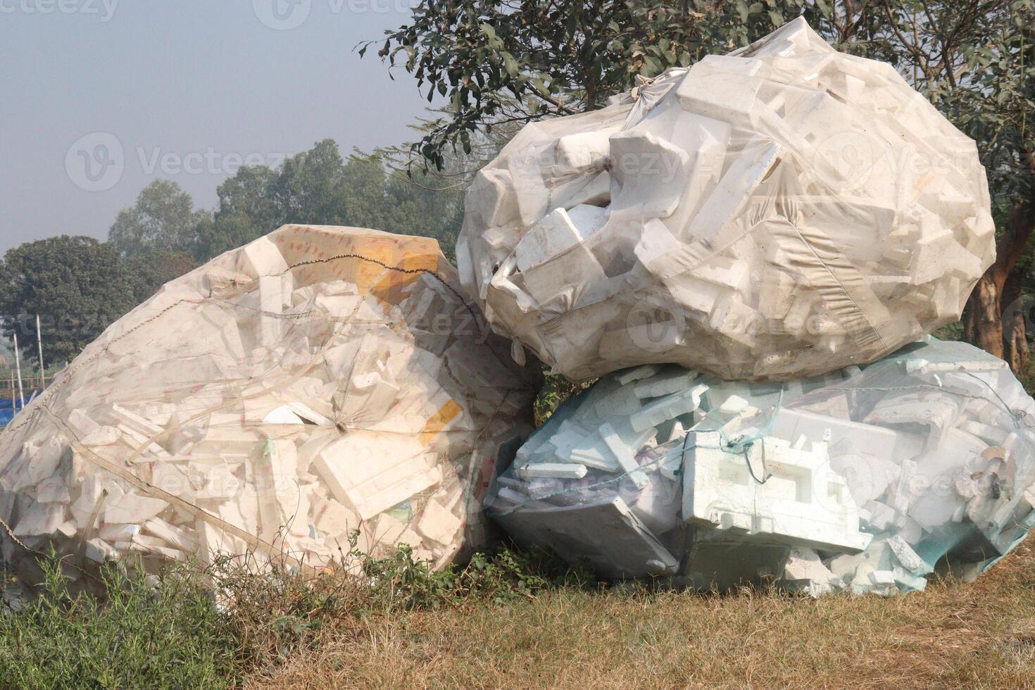 A pile of garbage photo