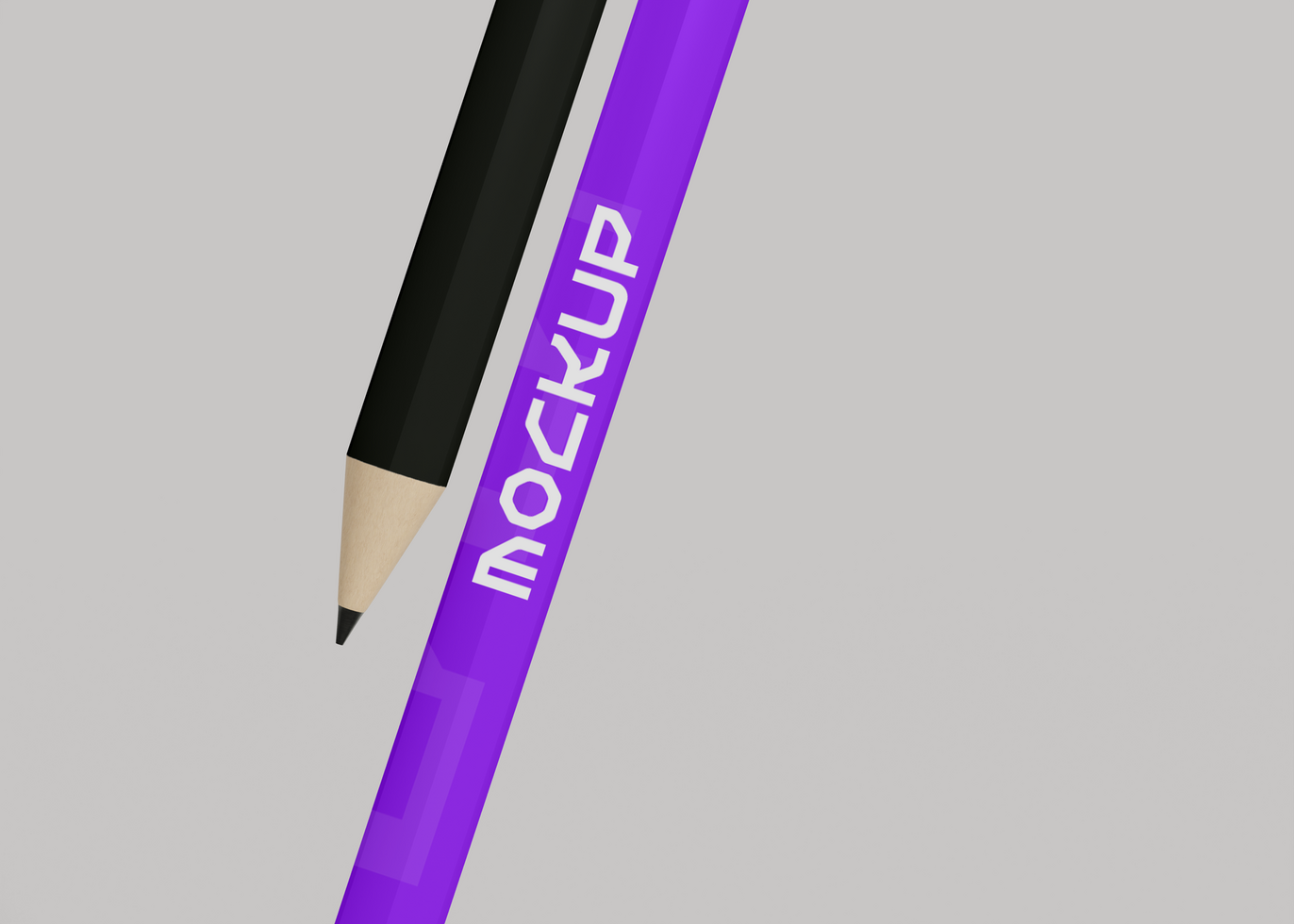 Vintage Pencil Mockup psd