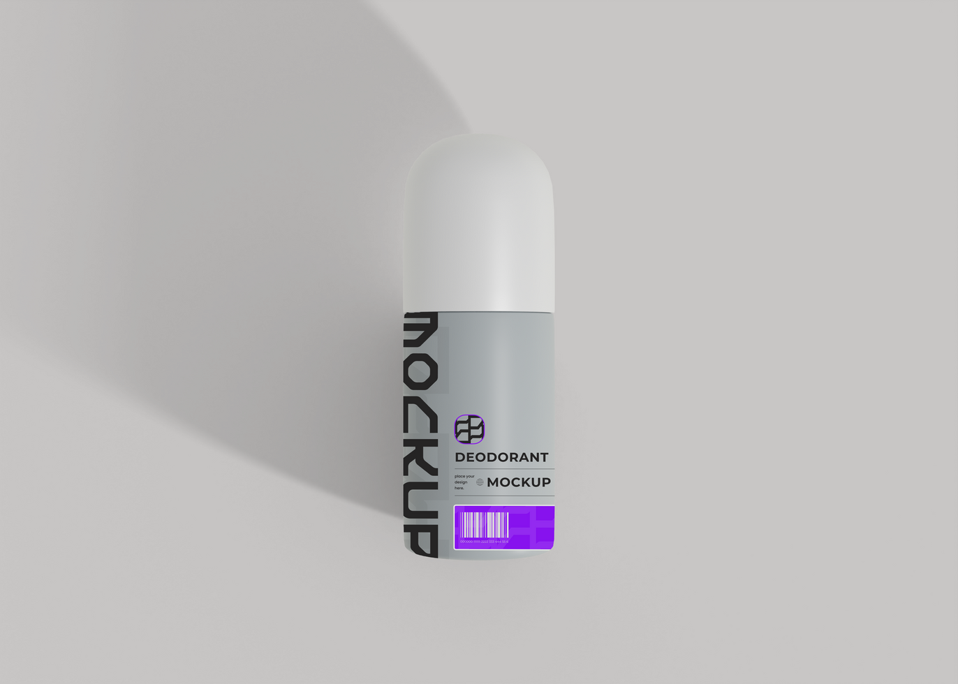 Roll On Deodorant Bottle Mockup psd