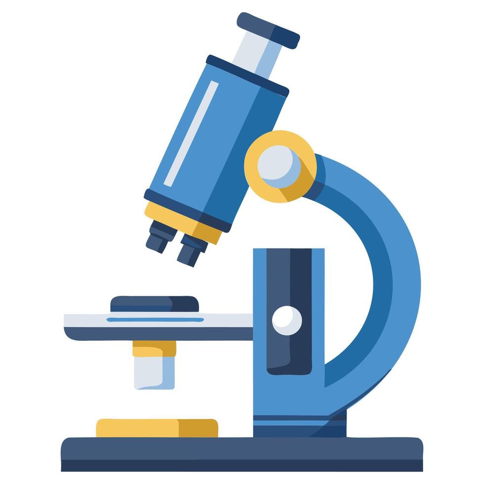 Laboratory Microscope - Precision Science Design vector