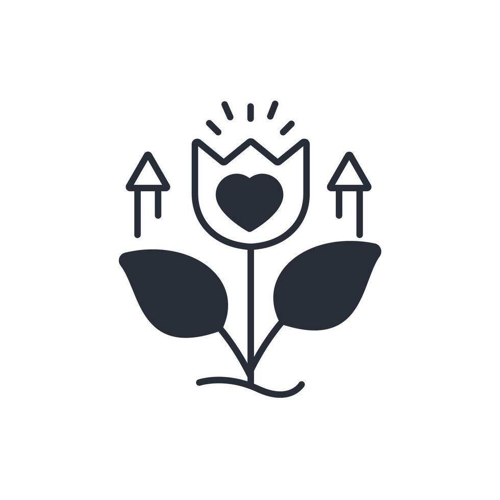 kindness icon.Editable stroke.linear style sign for use web design,logo.Symbol illustration. vector