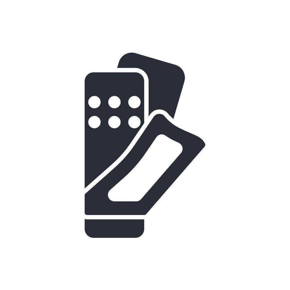 bandage icon flat vector