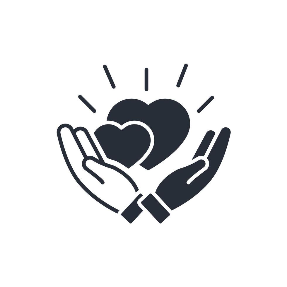 benevolence icon.Editable stroke.linear style sign for use web design,logo.Symbol illustration. vector