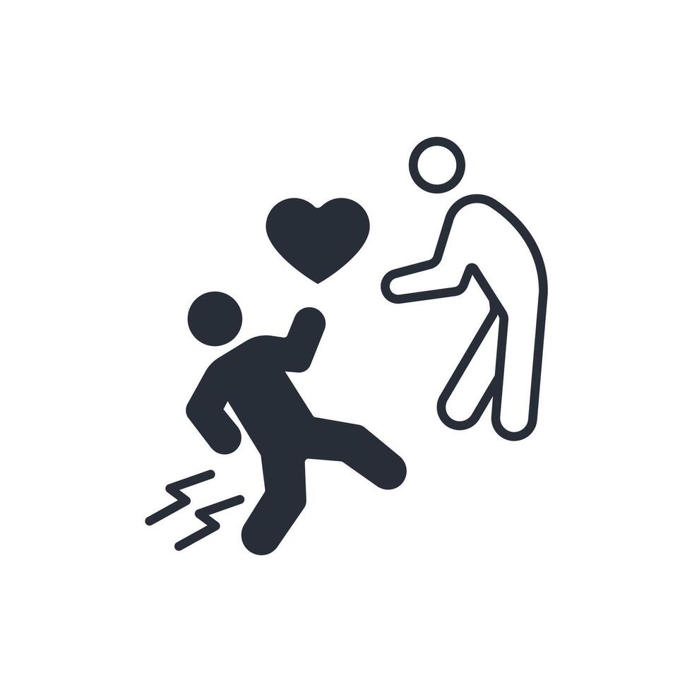 help icon.Editable stroke.linear style sign for use web design,logo.Symbol illustration. vector