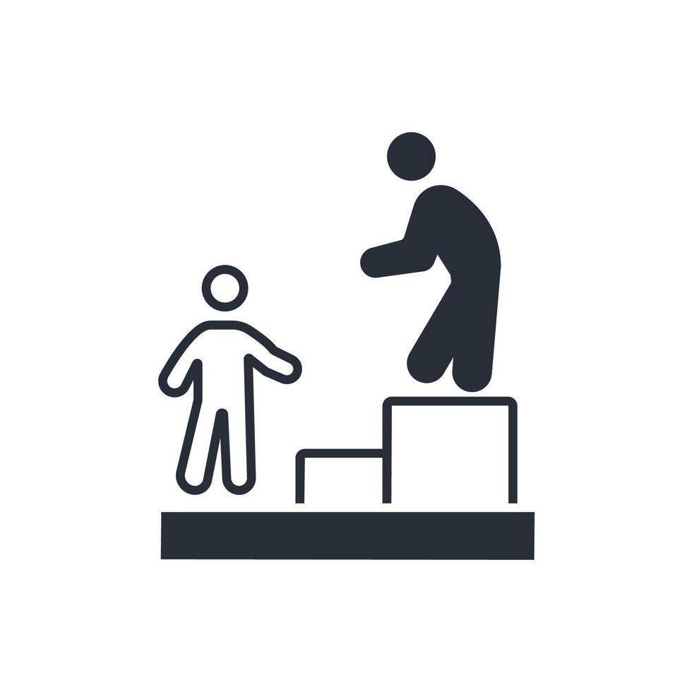Assistance icon.Editable stroke.linear style sign for use web design,logo.Symbol illustration. vector