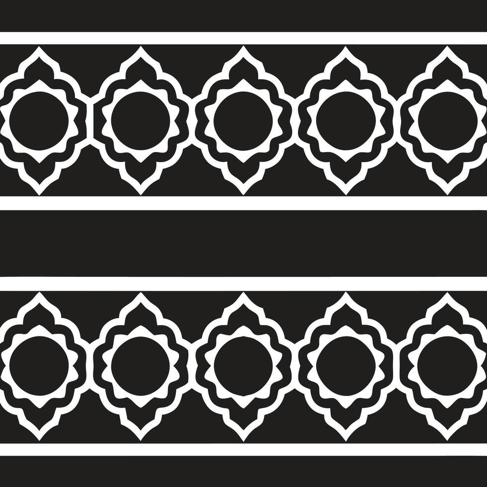 Abstract organic pattern black and white graphic stylish ornament. vector