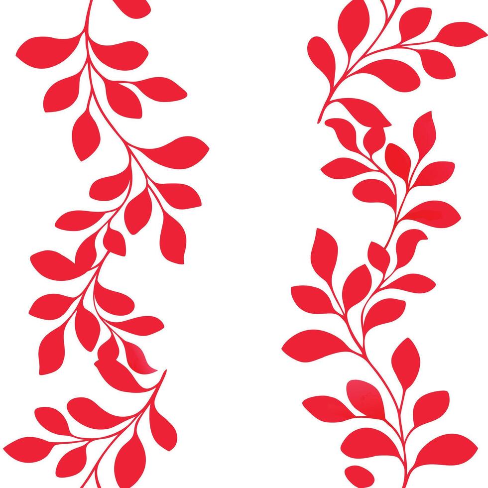 Botanical pattern white leaves on teal background illustration detailed. vector