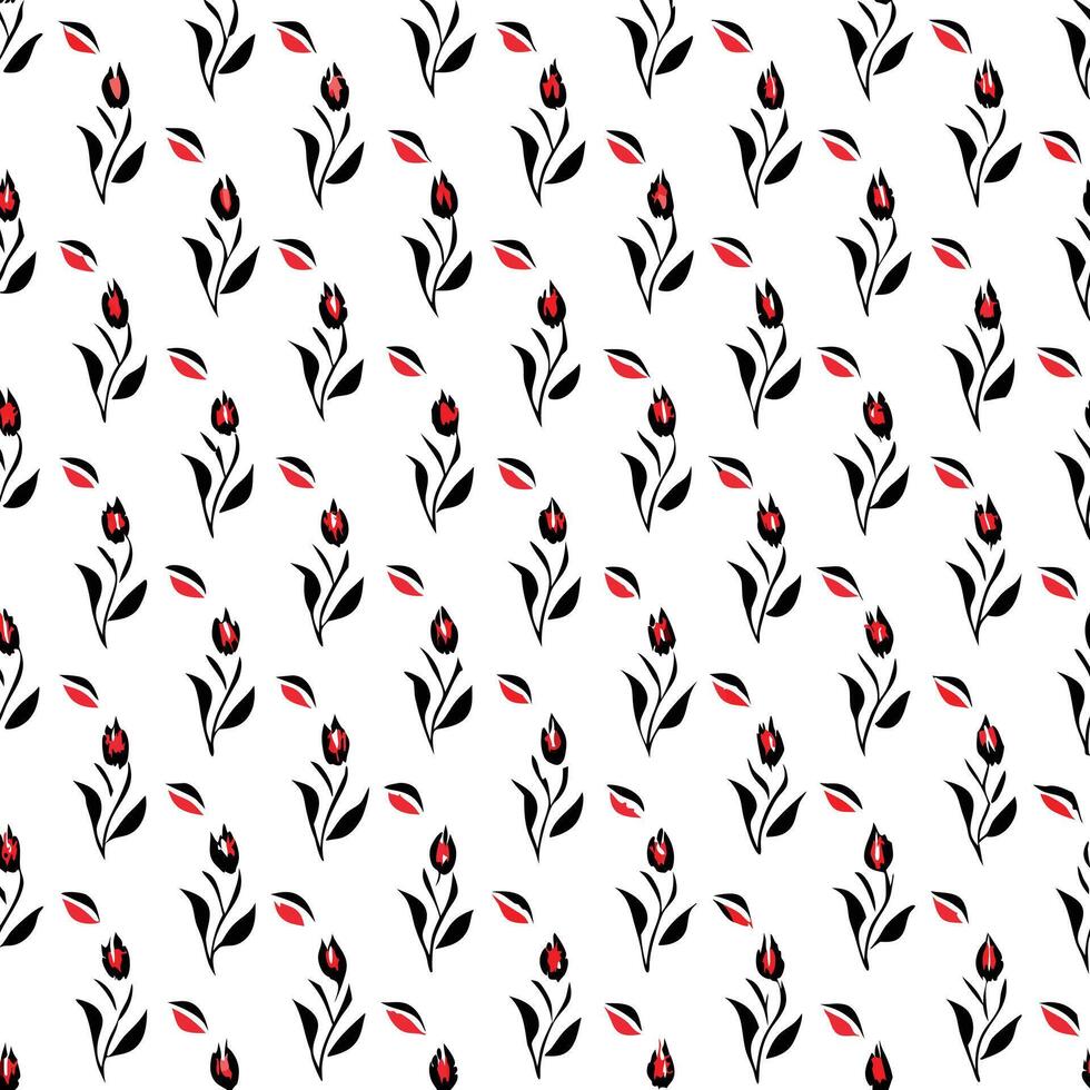 Botanical pattern white leaves on teal background illustration seamless foliage artwork. vector