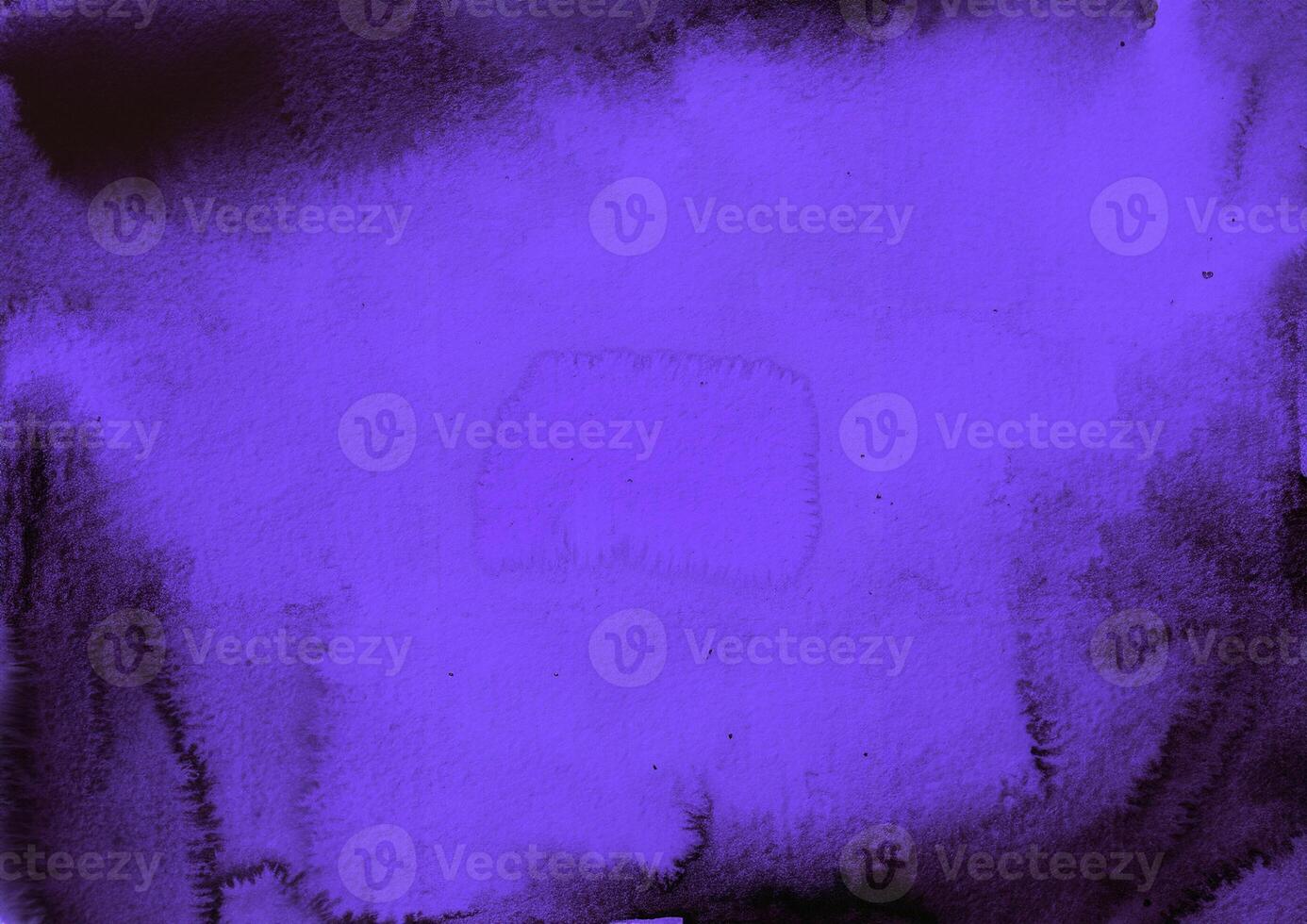 Vibrant purple watercolor texture with dark, grungy edges. Perfect for backgrounds, design, or artistic use. photo