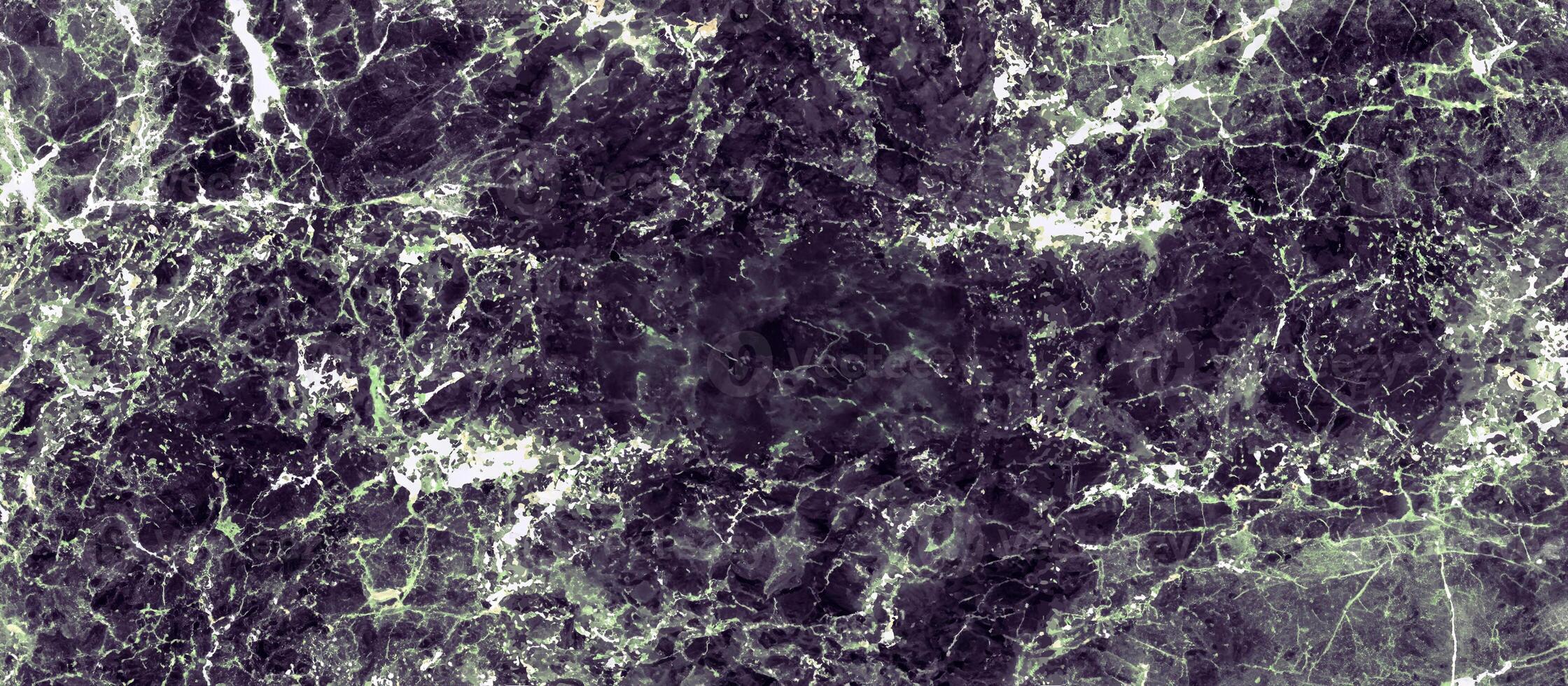 Abstract green and black marble-inspired texture with intricate patterns and organic veining for backgrounds or designs. photo