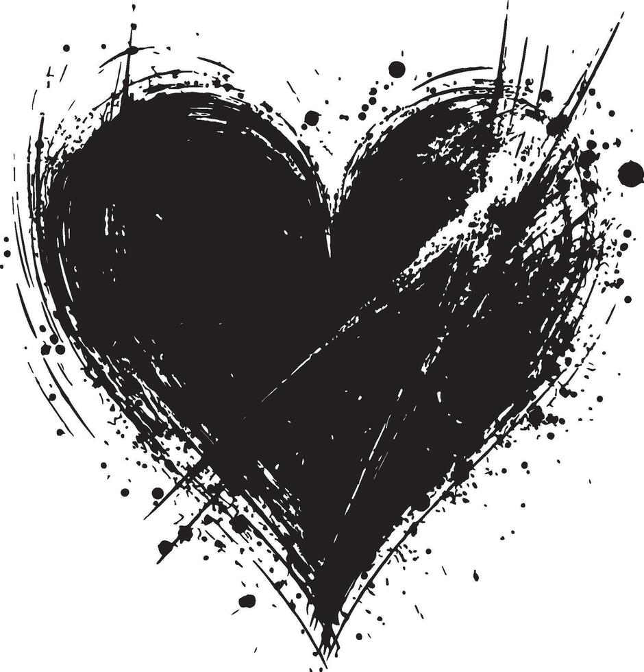 Clean Heart Shape Illustration for Digital Media vector