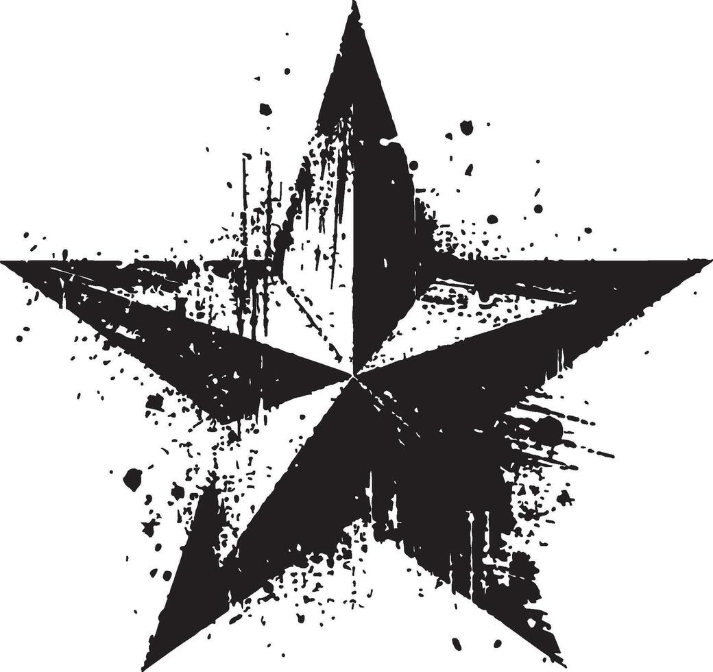 Star Silhouette for App and Game Design vector