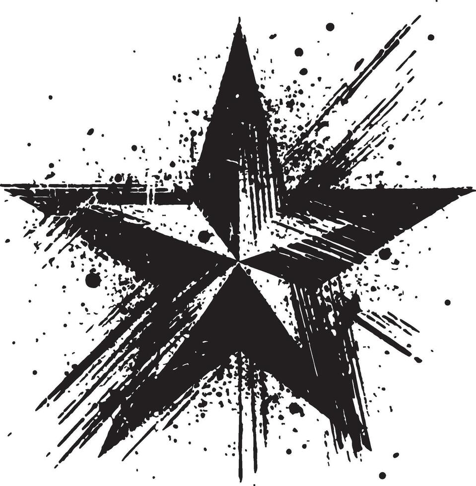 Star Silhouette for Website Banners and Headers vector