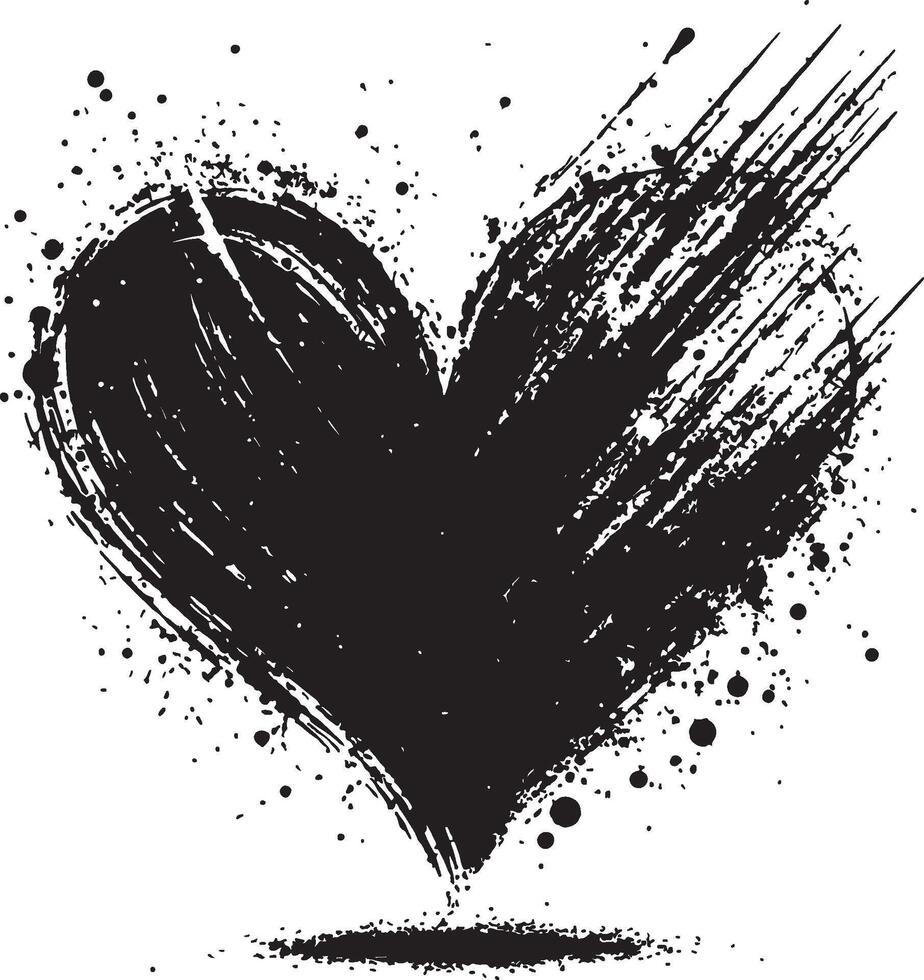 Simple Love Heart Graphic vector