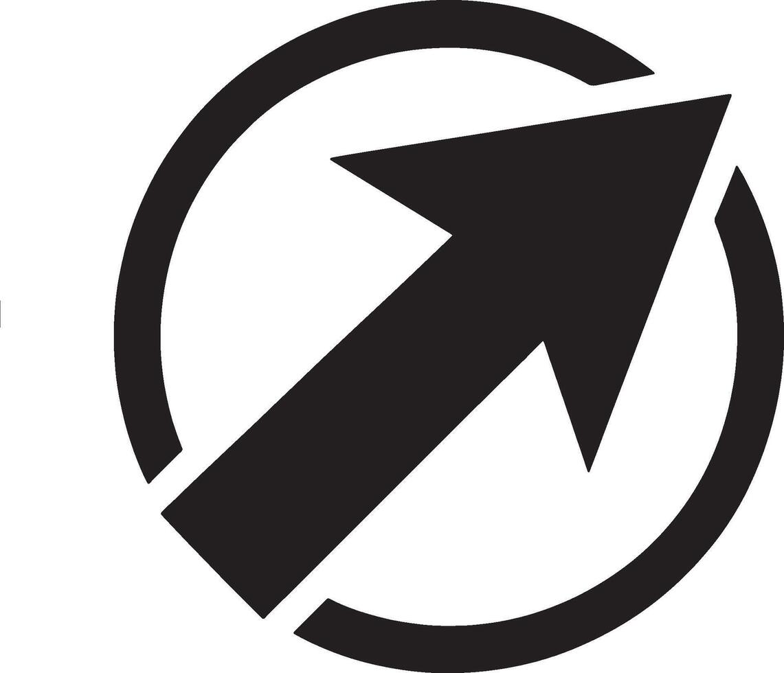 Arrow and man silhouette growth concept vector