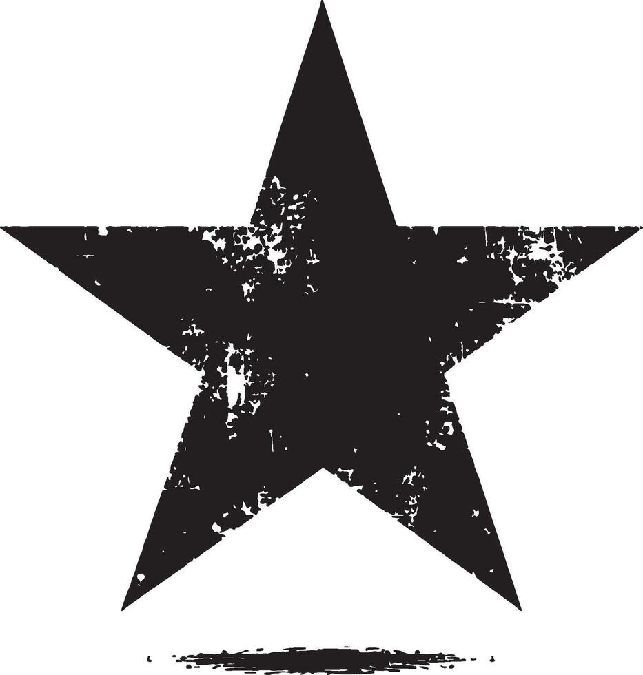 Classic Star Shape for Design Projects vector