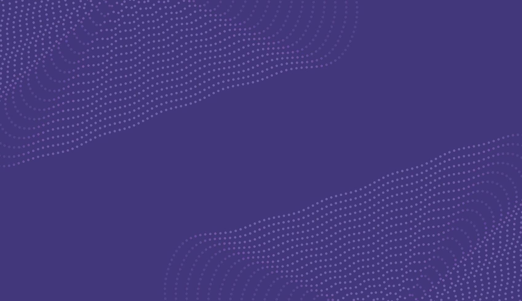 Deep purple background with abstract wave design and a portrait image, ideal for digital art and tech projects vector