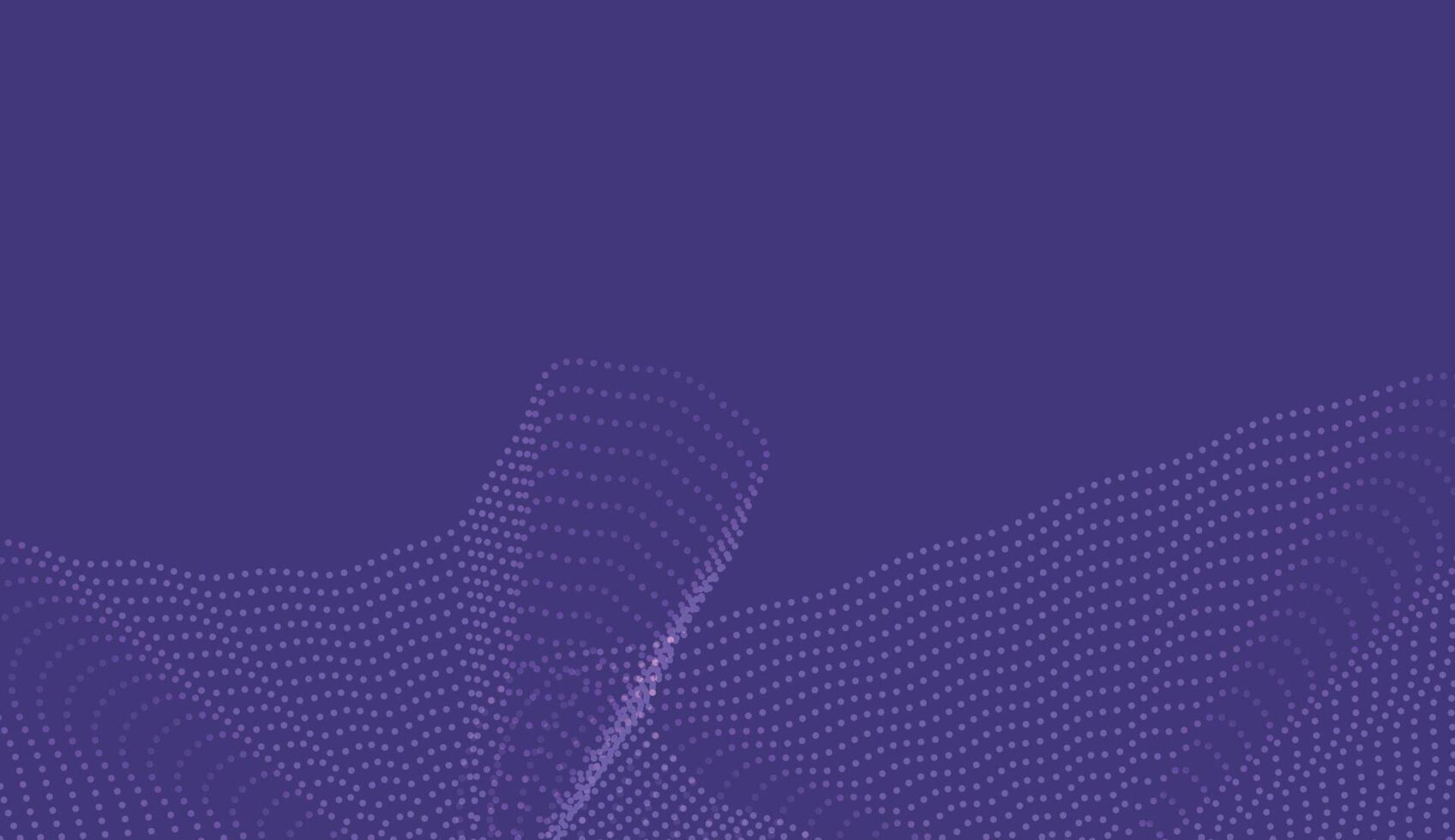 Abstract purple wave design with a smooth gradient background and a portrait in the corner, perfect for digital content vector
