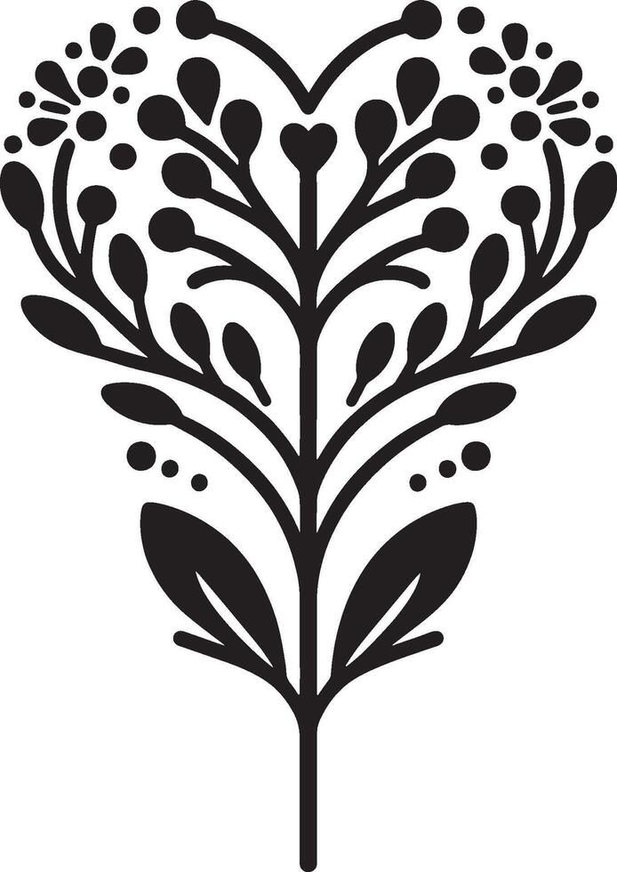 Timeless Heart Shape Design for Love Concepts vector