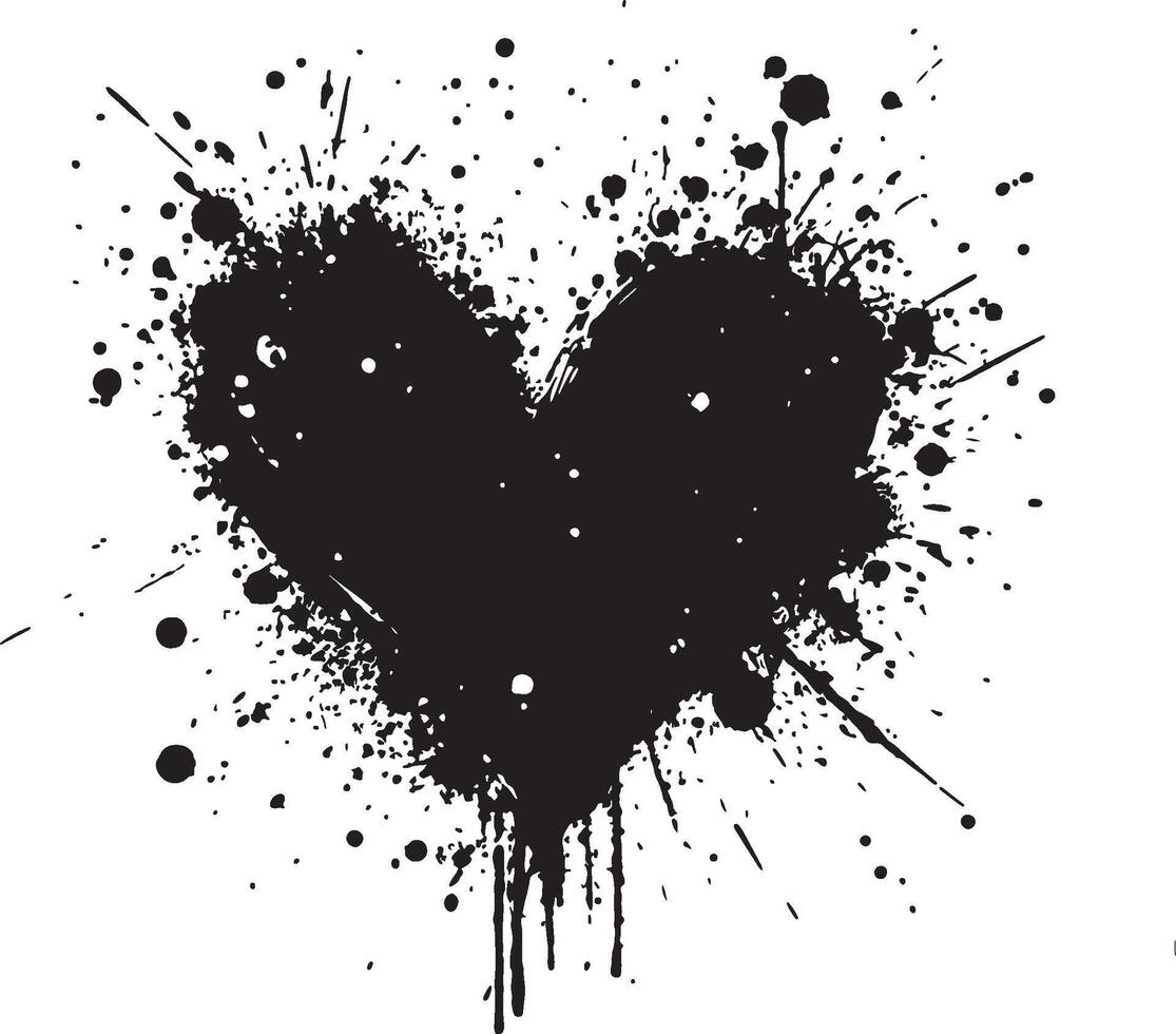 Simple Love Heart Graphic Design vector