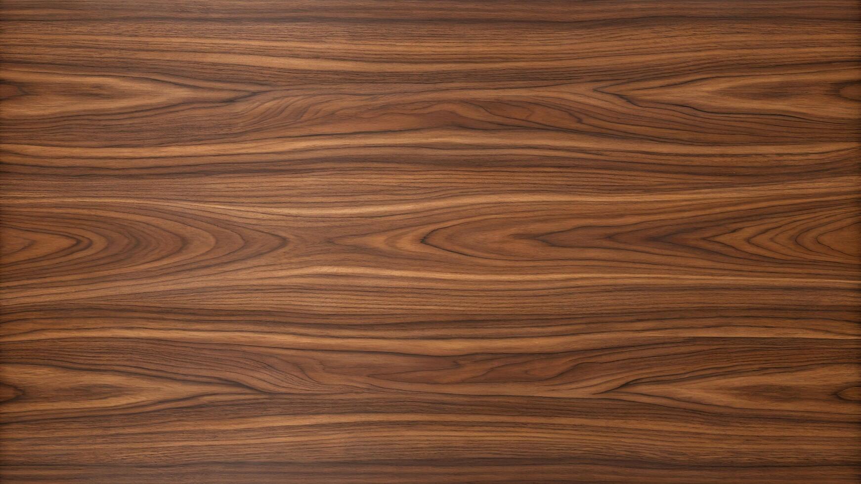 Detailed Close-up of Walnut Wood Grain Texture photo