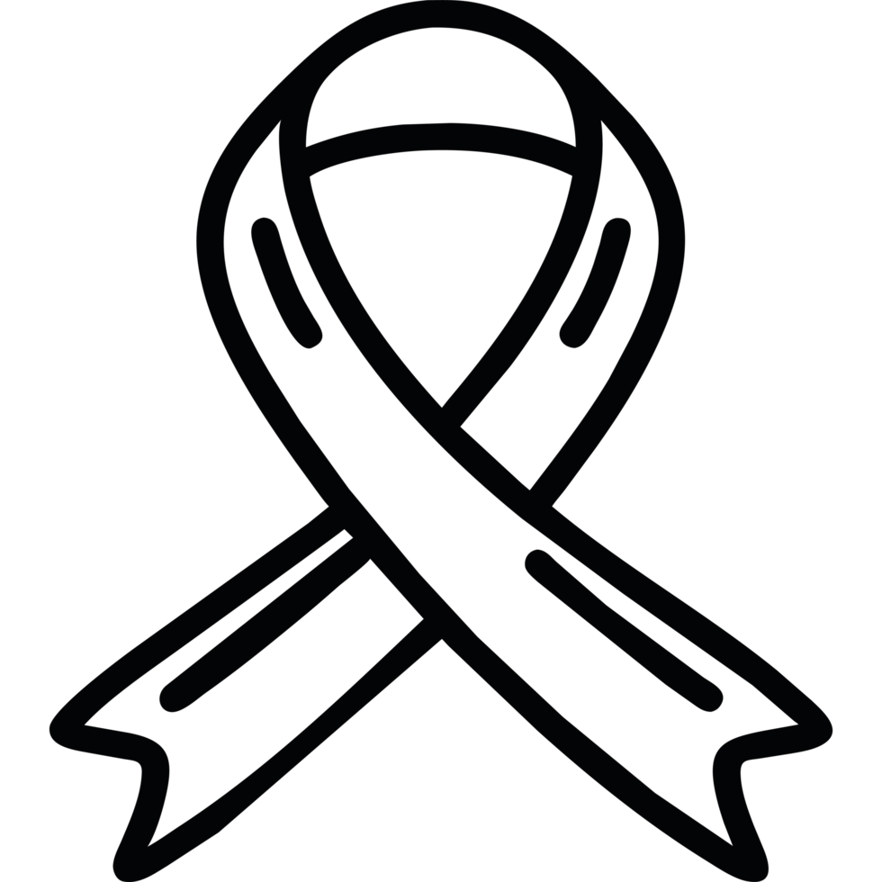 support ribbon illustration icon isolated png