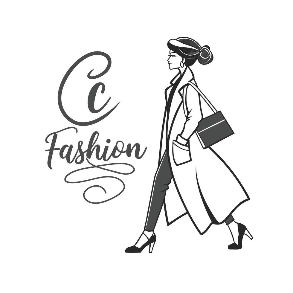 Elegant Fashion Logo Design vector