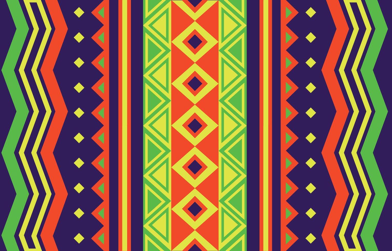 groovy ethnic pattern vector