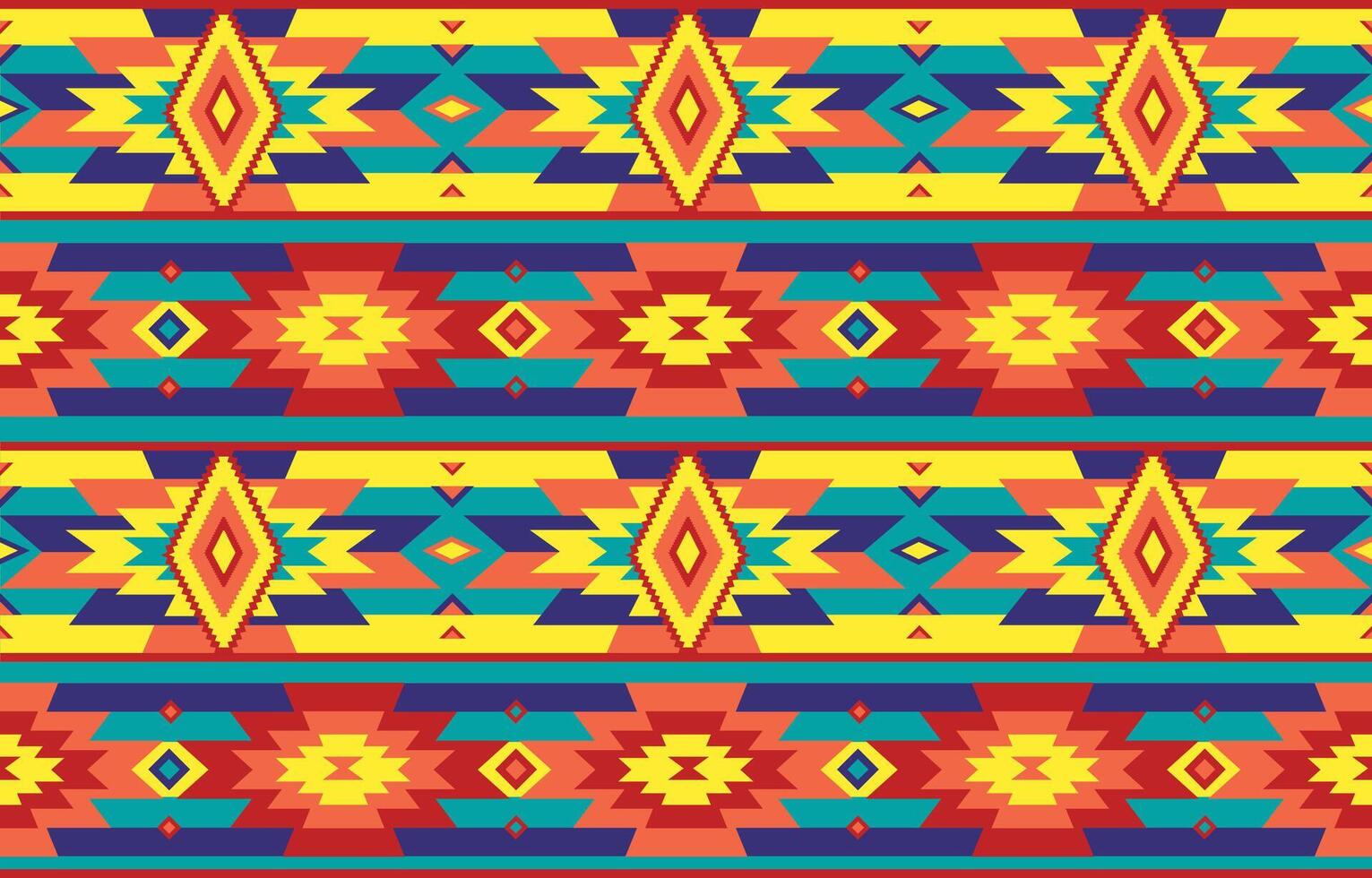 great native american pattern in tribal style vector