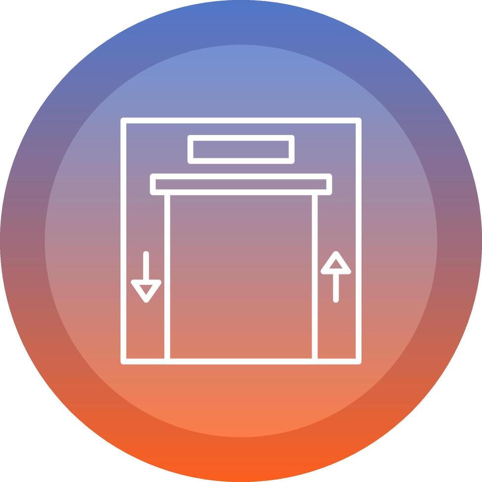 Elevator Creative Icon Symbol Art Sign vector